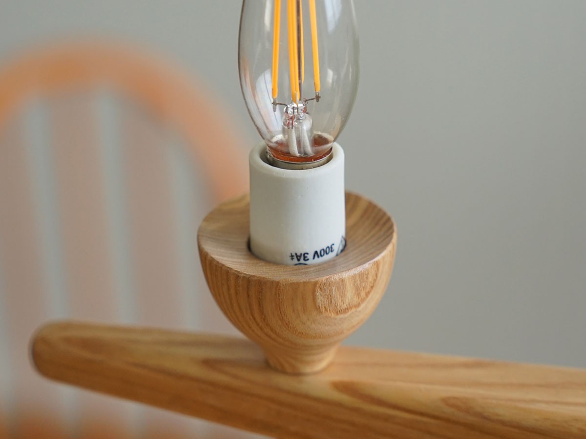 Slojd Wood Chandelier / スロイド ウッドシャンデリア 3灯 （ライト・照明 > シャンデリア） 17