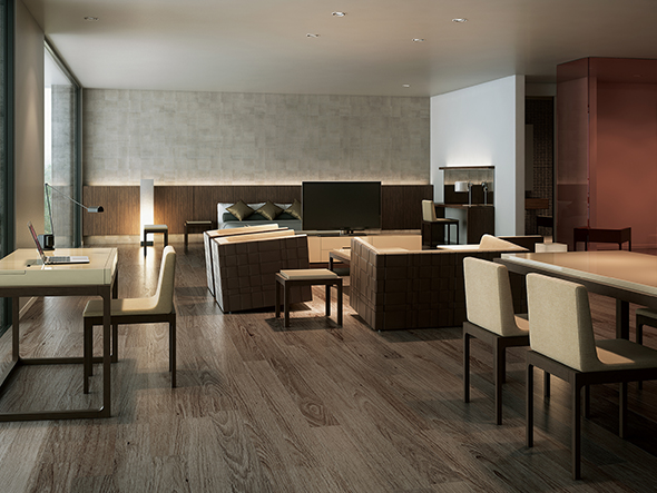 Sofa / 1人掛けソファ 革編みパネル e13057 （ソファ > ロビーソファ） 6