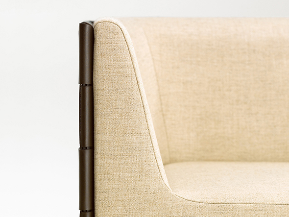 Sofa / 1人掛けソファ 革編みパネル e13057 （ソファ > ロビーソファ） 8