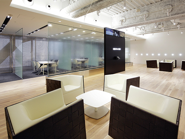 Sofa / 1人掛けソファ 革編みパネル e13057 （ソファ > ロビーソファ） 7