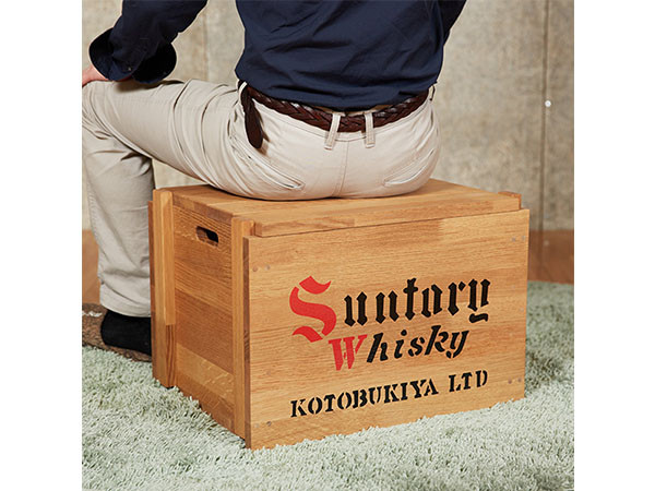 サントリー樽ものがたり Box Chair / さんとりーたるものがたり 箱椅子（蝶番なし） （雑貨・その他インテリア家具 > 収納ボックス・収納ケース） 3