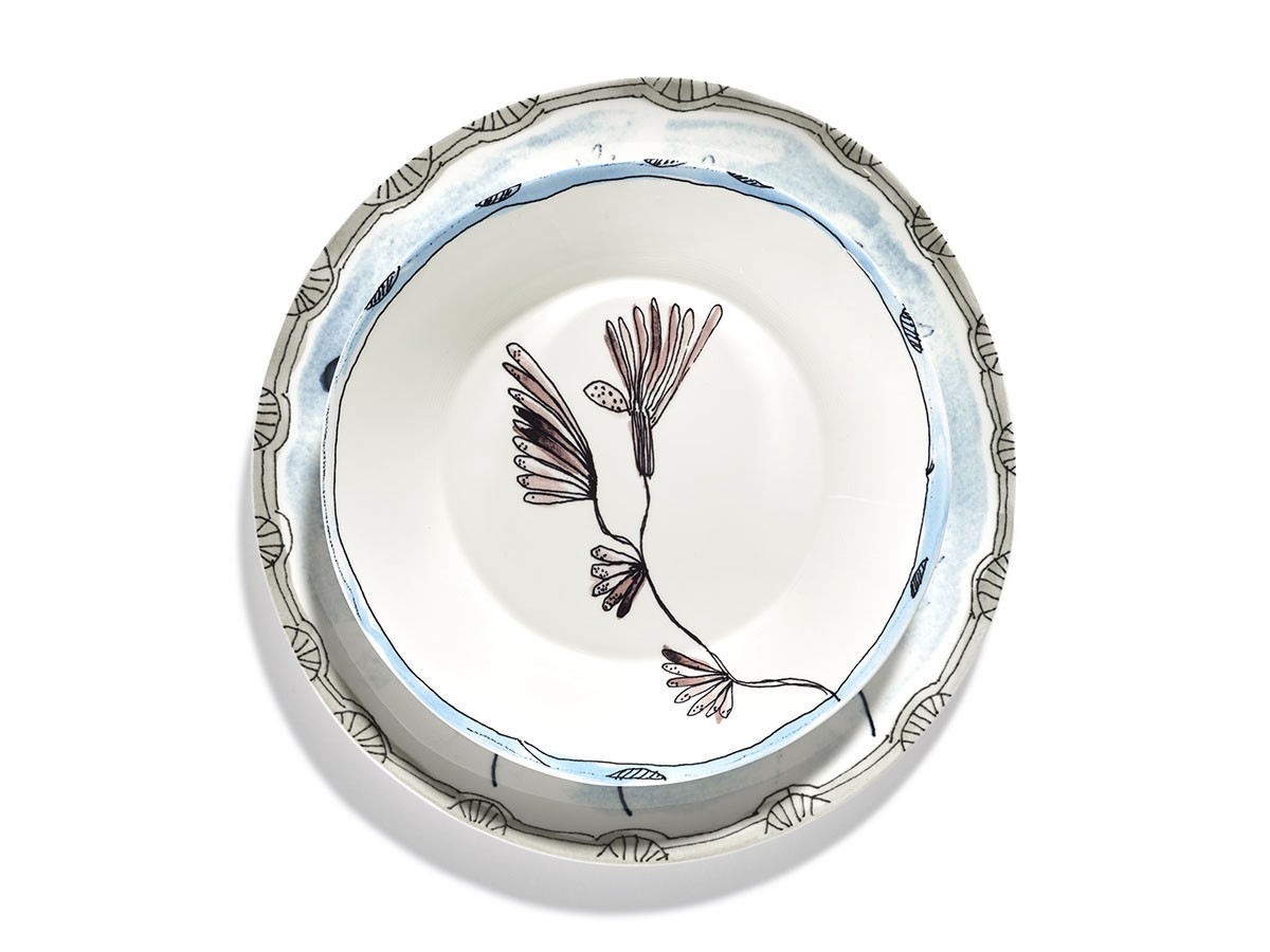 MIDNIGHT FLOWERS by MARNI
Deep Plate M Camelia Aubergine / ミッドナイトフラワーズ バイ マルニ
ディーププレート M カメリアオーバージーン 22cm （食器・テーブルウェア > お椀・ボウル） 7
