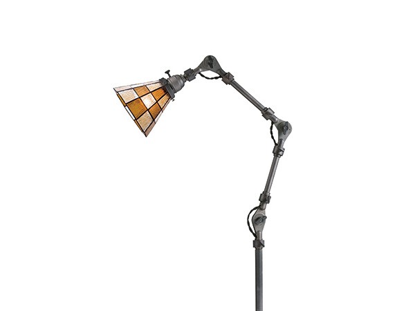 CUSTOM SERIES
Engineer Side Floor Lamp × Stained Glass Checker / カスタムシリーズ
エンジニアサイドフロアランプ × ステンドグラス（チェッカー） （ライト・照明 > フロアライト・フロアスタンド） 2