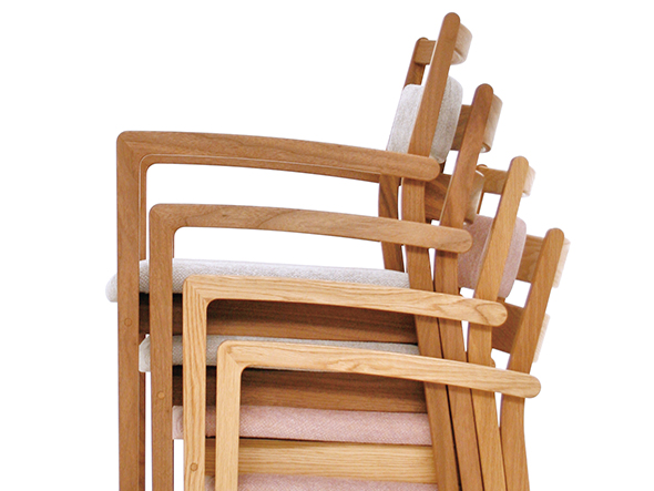NAGANO INTERIOR LARGO
arm chair / ナガノインテリア ラーゴ
アーム チェア DC312-1W （チェア・椅子 > ダイニングチェア） 3