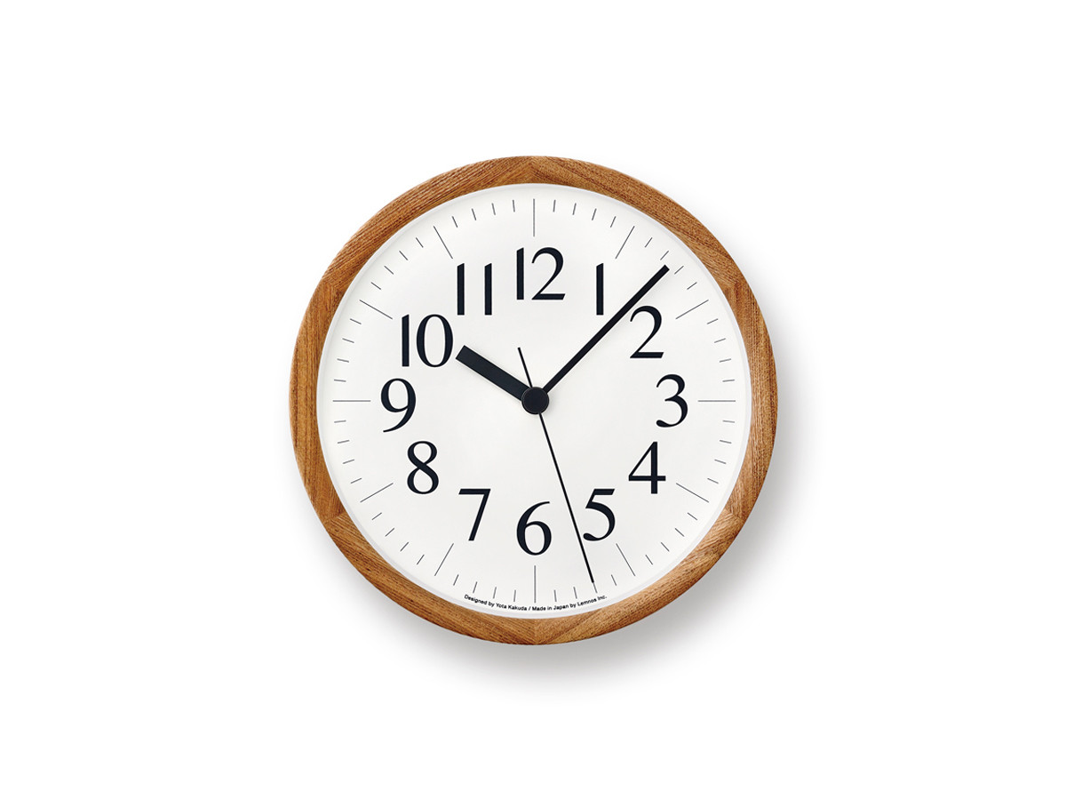 Lemnos Clock B / レムノス クロック ビー 直径22cm （時計 > 壁掛け時計） 5