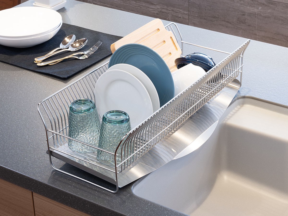 Dish Drainer / 水切りラック 縦置きロングタイプ #119520 （キッチン家電・キッチン用品 > 水切りカゴ・キッチンラック） 3