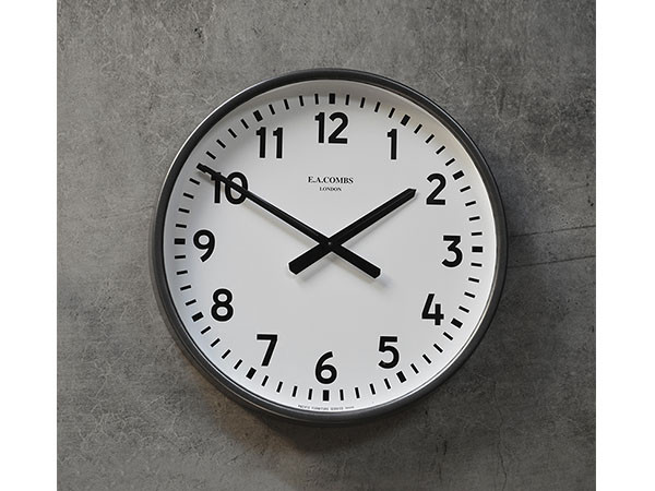 PACIFIC FURNITURE SERVICE E.A. COMBS WALL CLOCK M / パシフィックファニチャーサービス  イー.エー.コムス ウォールクロック アラビック M Φ470 - インテリア・家具通販【FLYMEe】