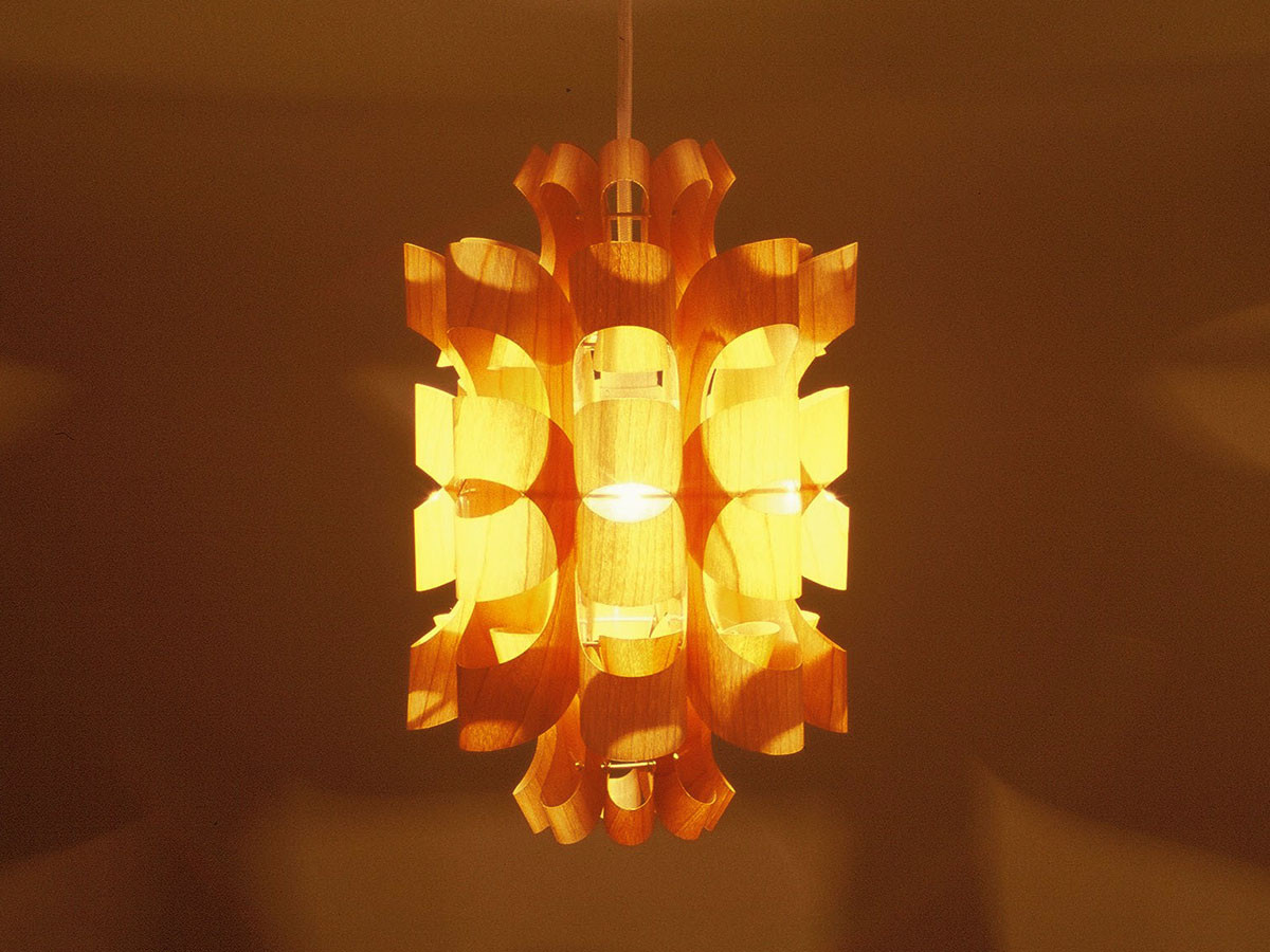 TOSHIYUKI TANI P.P. WOOD LAMP SHADE Matsu-wood / 谷 俊幸 P.P.