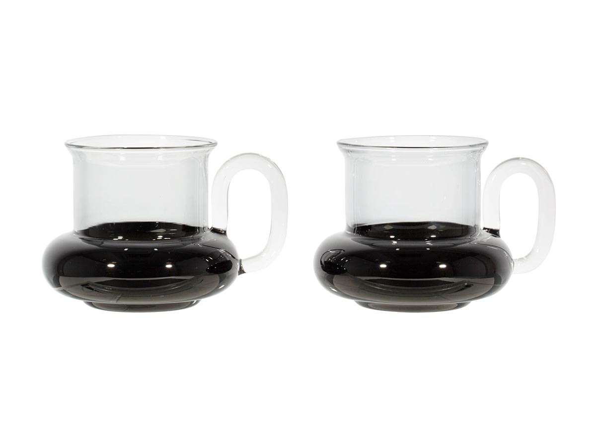 Tom Dixon. Bump Tea Cup 2P Black / トム・ディクソン バンプ ティーカップ 2客セット（ブラック） （食器・テーブルウェア > コーヒーカップ・ティーカップ） 1