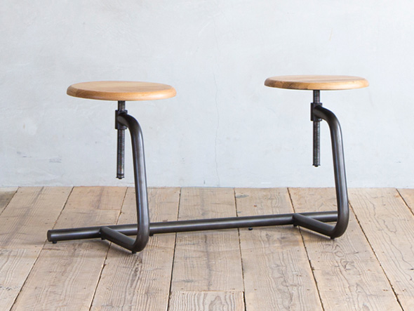 Knot antiques T-PACK STOOL BENCH 2P / ノットアンティークス ティーパック スツールベンチ 2人掛け（オーク材） （チェア・椅子 > ベンチ） 7