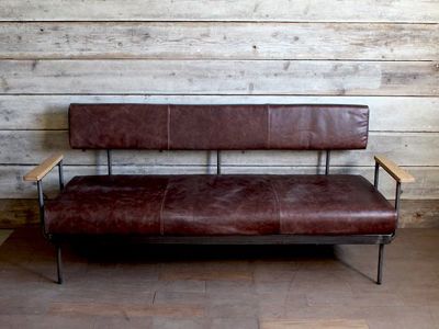 アデペシュ　モリード a.depeche molid flat sofa vintage like leather + molid flat sofa