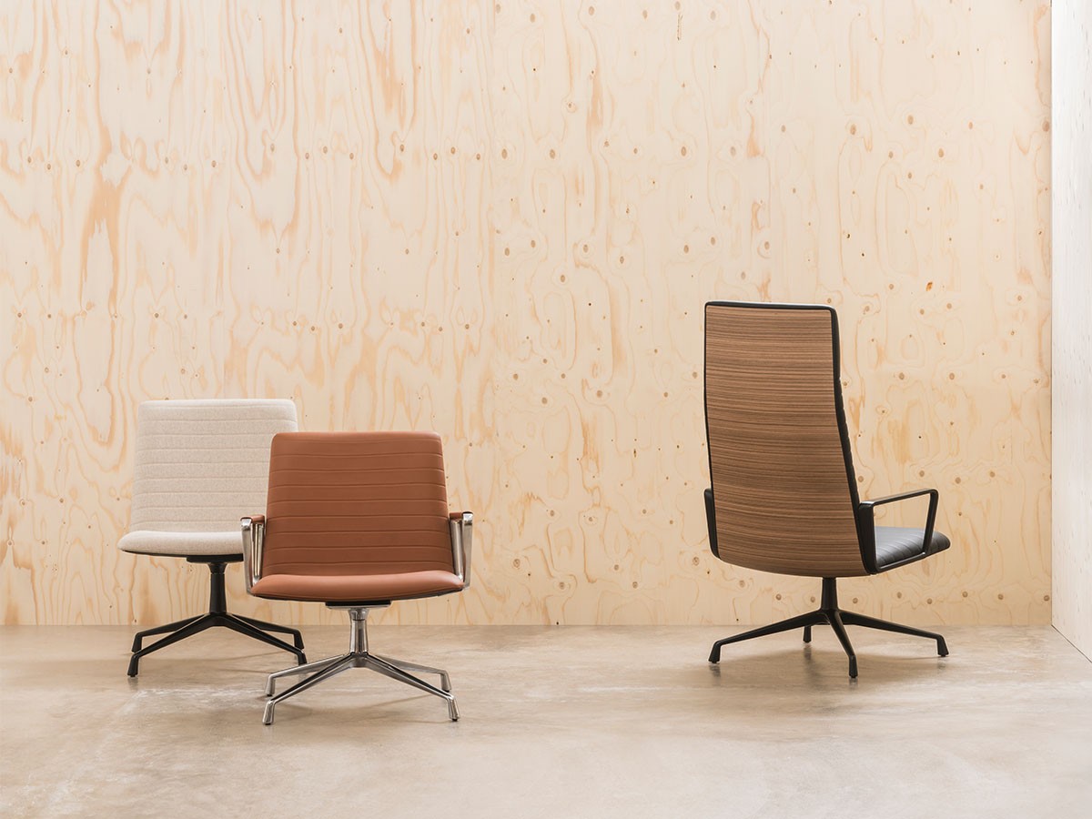 Andreu World Flex Executive High Back Lounge Chair with Arms / アンドリュー・ワールド フレックス エグゼクティブ BU1895
ハイバック ラウンジチェア アーム付 回転式スターベース （チェア・椅子 > オフィスチェア・デスクチェア） 5