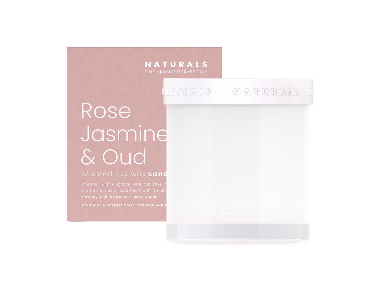 The Aromatherapy Co. Naturals Candle / アロマセラピーカンパニー ナチュラルズ キャンドル(ローズジャスミン & ウード) (インテリア雑貨 > キャンドル・ホルダー) 1