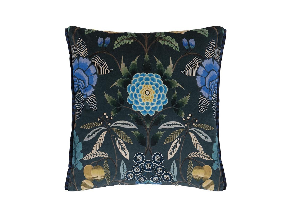 DESIGNERS GUILD Brocart Decoratif Velours Cushion / デザイナーズギルド ブロケード デコラティヴ ヴェロア クッション 55 × 55cm （クッション > クッション・クッションカバー） 18