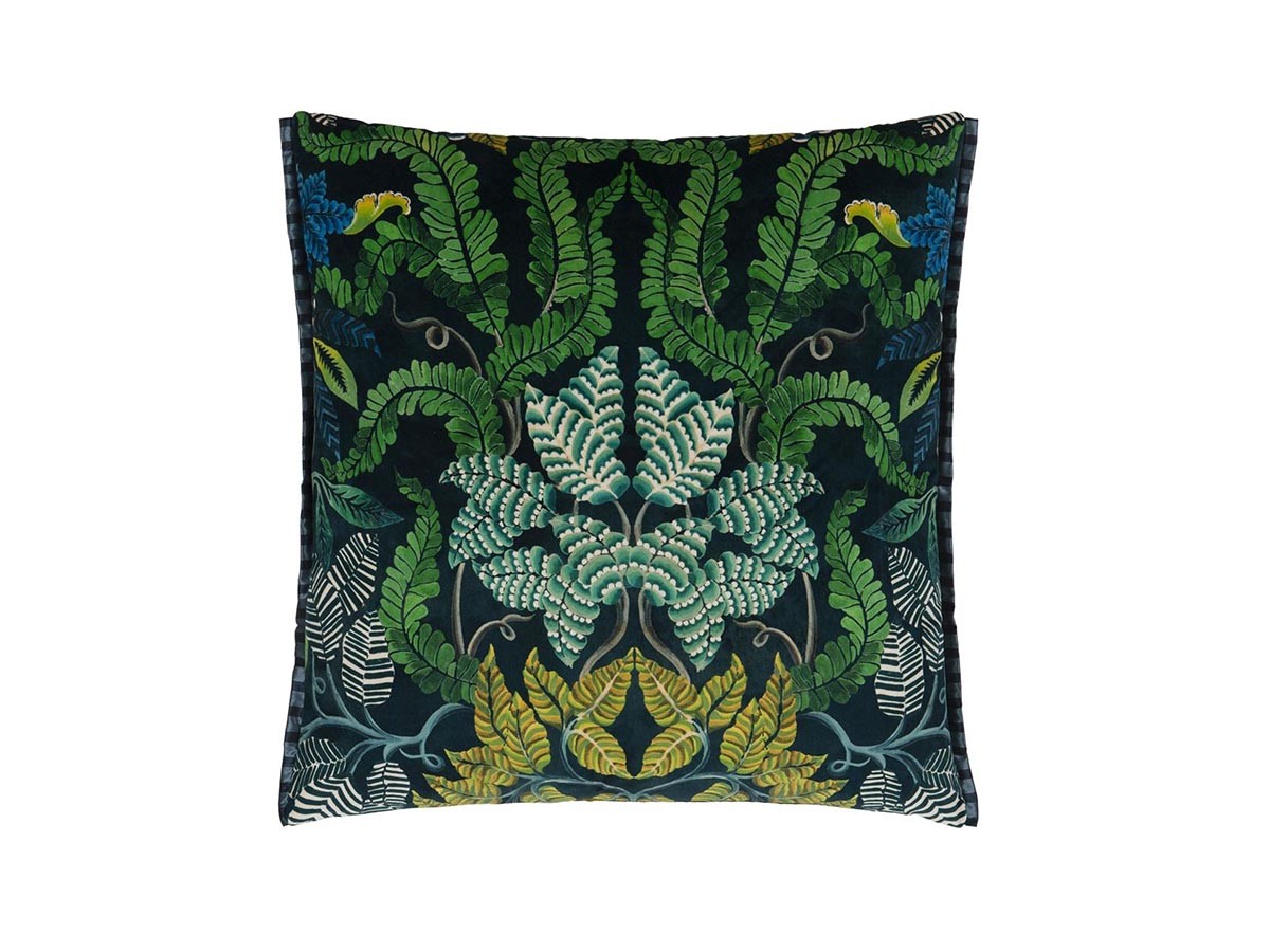 DESIGNERS GUILD Brocart Decoratif Velours Cushion / デザイナーズギルド ブロケード デコラティヴ ヴェロア クッション 55 × 55cm （クッション > クッション・クッションカバー） 17