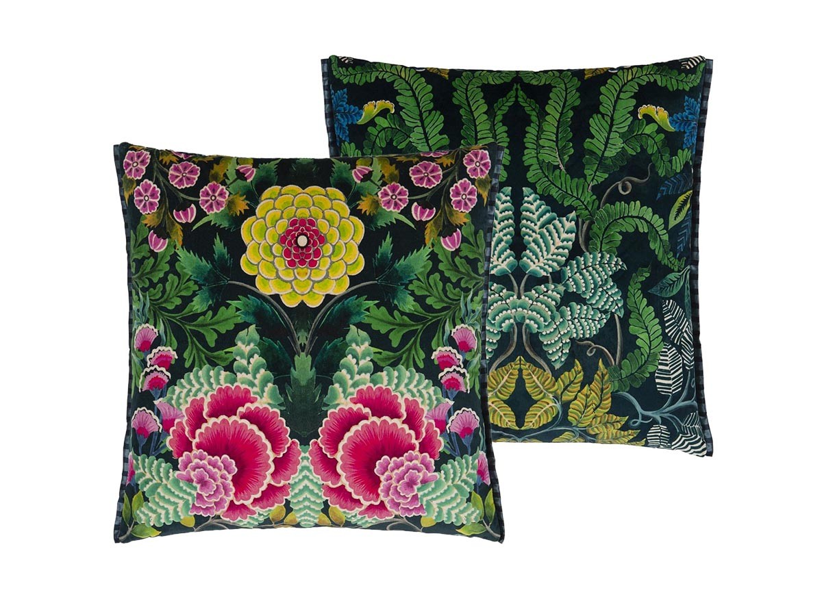 DESIGNERS GUILD Brocart Decoratif Velours Cushion