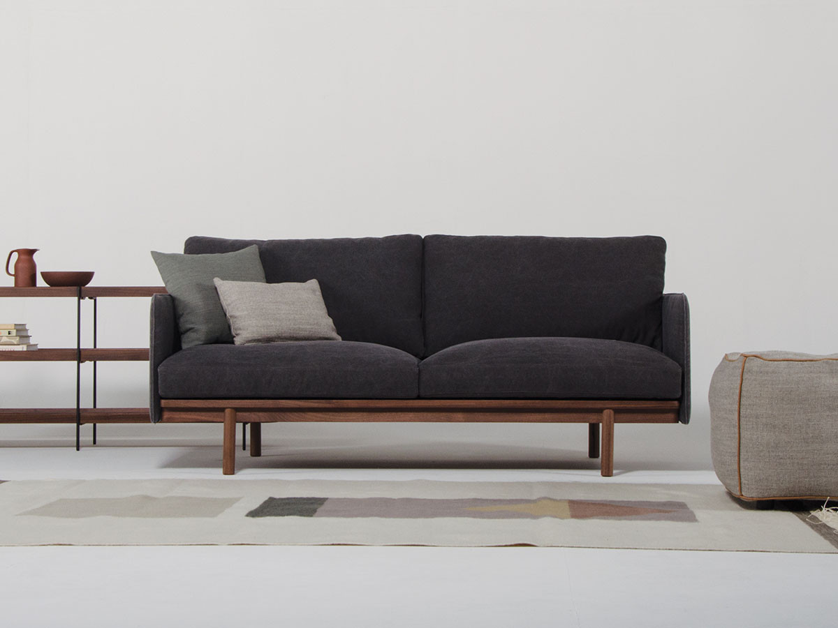 PENSIVE 180 walnut sofa 4