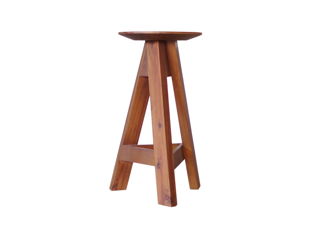 LIFE FURNITURE AW ACASIA HIGH STOOL / ライフファニチャー AW アカシア ハイスツール （チェア・椅子 > カウンターチェア・バーチェア） 1