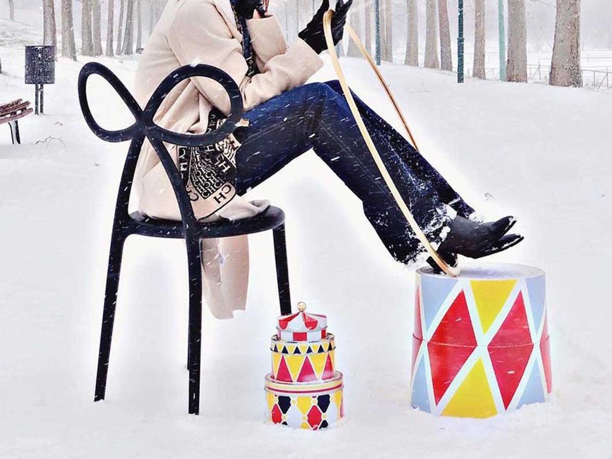 Qeeboo Ribbon Chair / キーブー リボンチェア （チェア・椅子 > ダイニングチェア） 5