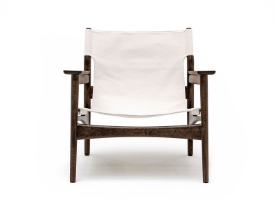 Karimoku Case カリモクケース オーク ラウンジチェア アームチェア Karimoku Case｜ノームラウンジチェア キャンバス生地 KINUTA N-LC02