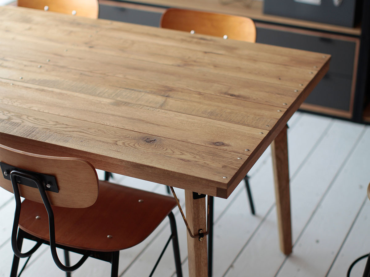 Easy Life MEATH DINING TABLE / イージーライフ ミース ダイニングテーブル
クラフト天板 + No.3脚（ブラス脚） （テーブル > ダイニングテーブル） 8