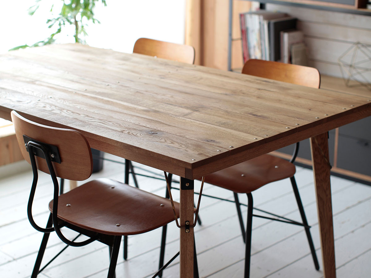 Easy Life MEATH DINING TABLE / イージーライフ ミース ダイニングテーブル
クラフト天板 + No.3脚（ブラス脚） （テーブル > ダイニングテーブル） 7