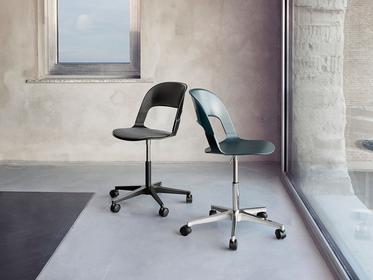 FRITZ HANSEN PAIR / フリッツ・ハンセン ペアチェア
アームなし プラスチックキャスター付きベース BH25 （チェア・椅子 > オフィスチェア・デスクチェア） 4