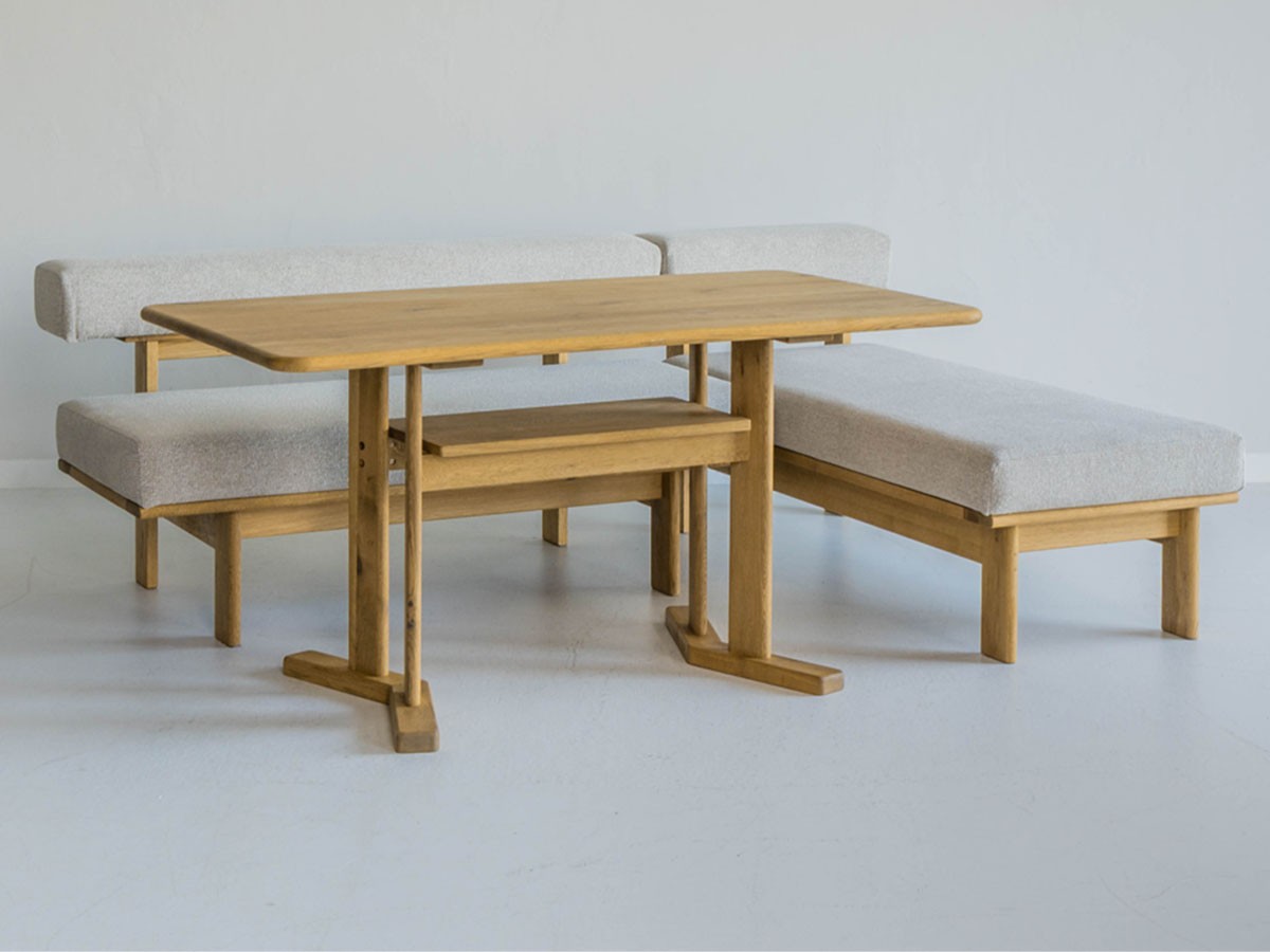 Easy Life HARUHI BENCH / イージーライフ ハルヒ ベンチ 肘無 幅140cm （ソファ > ダイニングソファ） 14