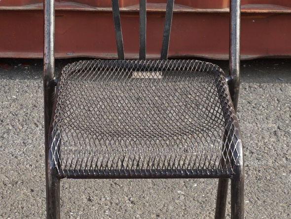 RE : Store Fixture UNITED ARROWS LTD. Metal Mesh Chair / リ ストア フィクスチャー ユナイテッドアローズ メタル メッシュ チェア B （チェア・椅子 > ダイニングチェア） 10