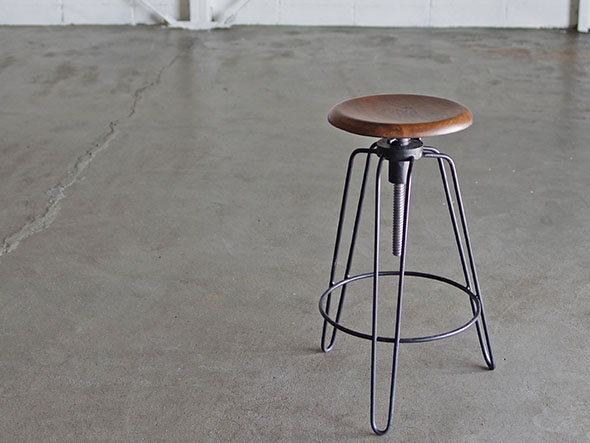 LIFE FURNITURE SR IRON HIGH STOOL / ライフファニチャー SR アイアン 