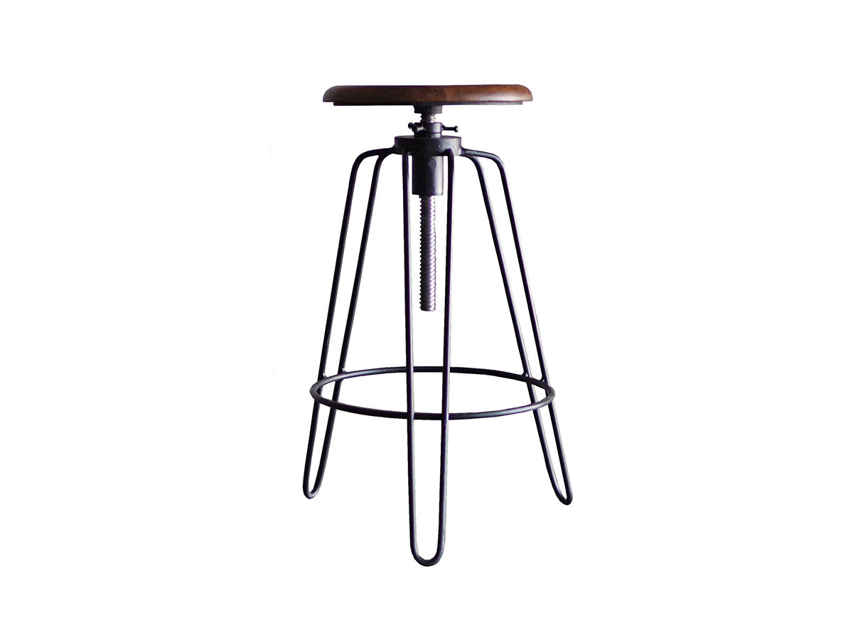 LIFE FURNITURE SR IRON HIGH STOOL / ライフファニチャー SR アイアン ハイスツール （チェア・椅子 > カウンターチェア・バーチェア） 1