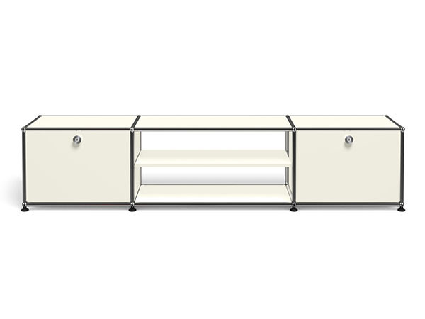 USM USM Haller
TV Board / ユーエスエム USMハラー テレビボード
W / D / H：1773 / 373 / 390mm
ドロップダウンドア × 2、ディバイダーシェルフ × 1 （テレビボード・テレビ台 > テレビ台・ローボード） 1