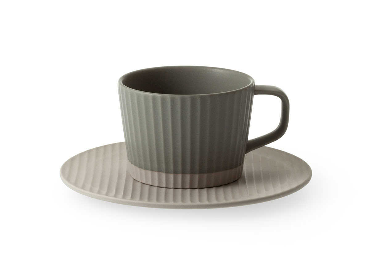 CEKITAY Line Cup & Saucer / セキテイ せん カップ&ソーサー（いし） （食器・テーブルウェア > コーヒーカップ・ティーカップ） 1