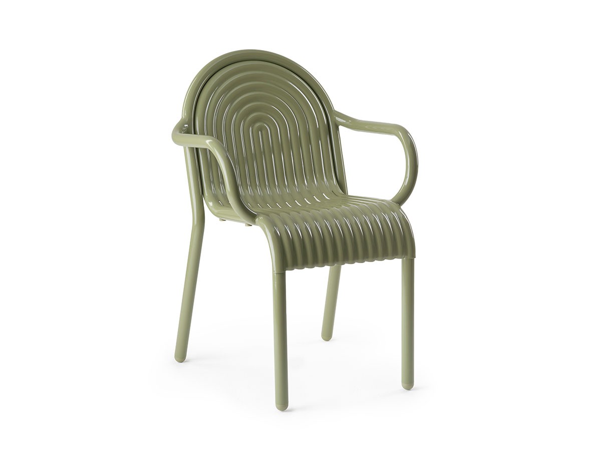 Tom Dixon. Groove Arm Chair / トム・ディクソン グルーヴ アームチェア （ガーデンファニチャー・屋外家具 > ガーデンチェア・アウトドアチェア） 1