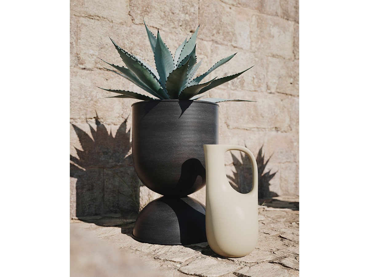 ferm LIVING Hourglass Pot / ファームリビング アワーグラスポット ミディアム （花器・プランター・グリーン > 鉢・プランター） 9
