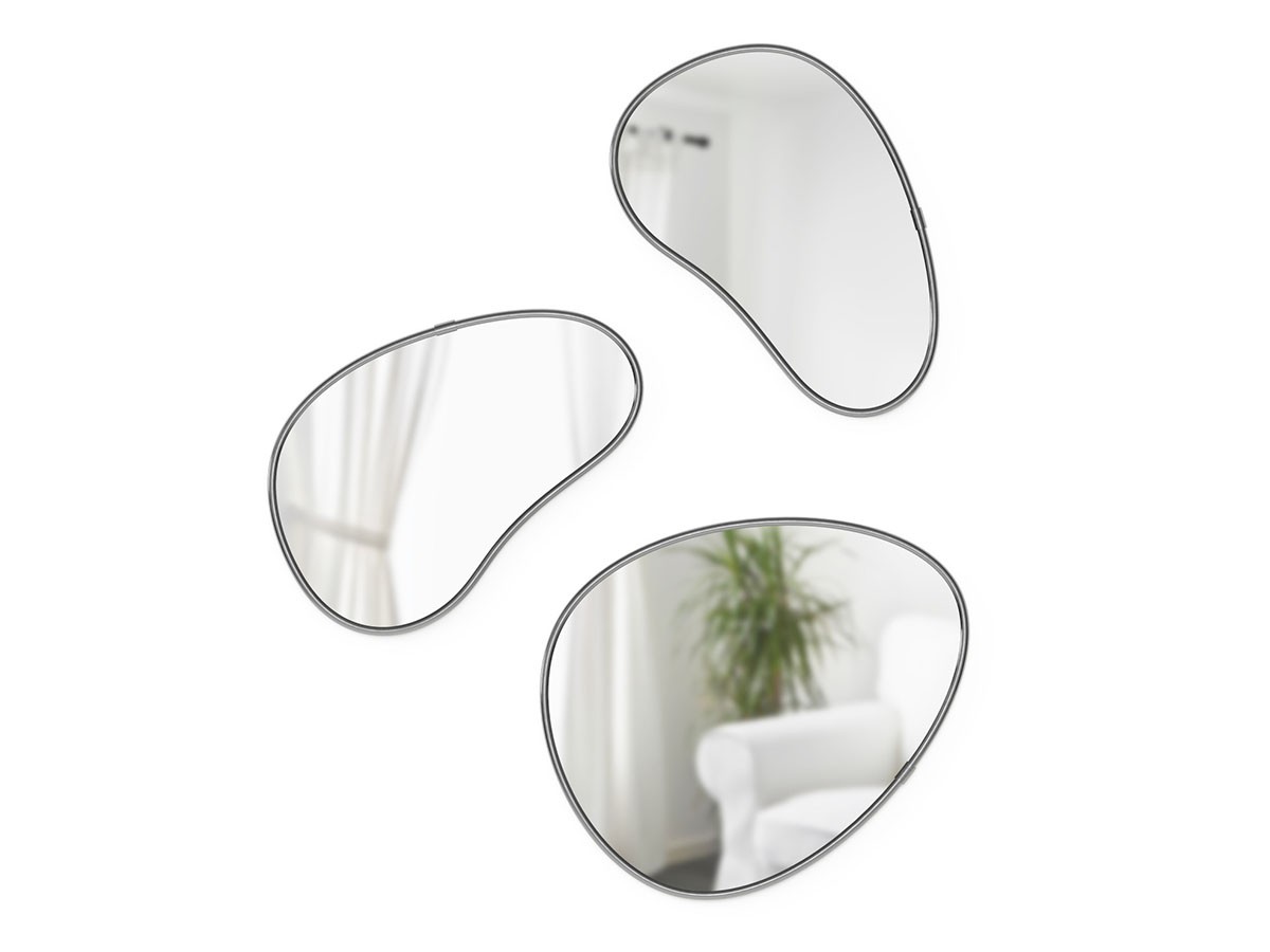 IKEAUmbra  Hubba Pebble Mirror ウォールミラー 壁掛け鏡