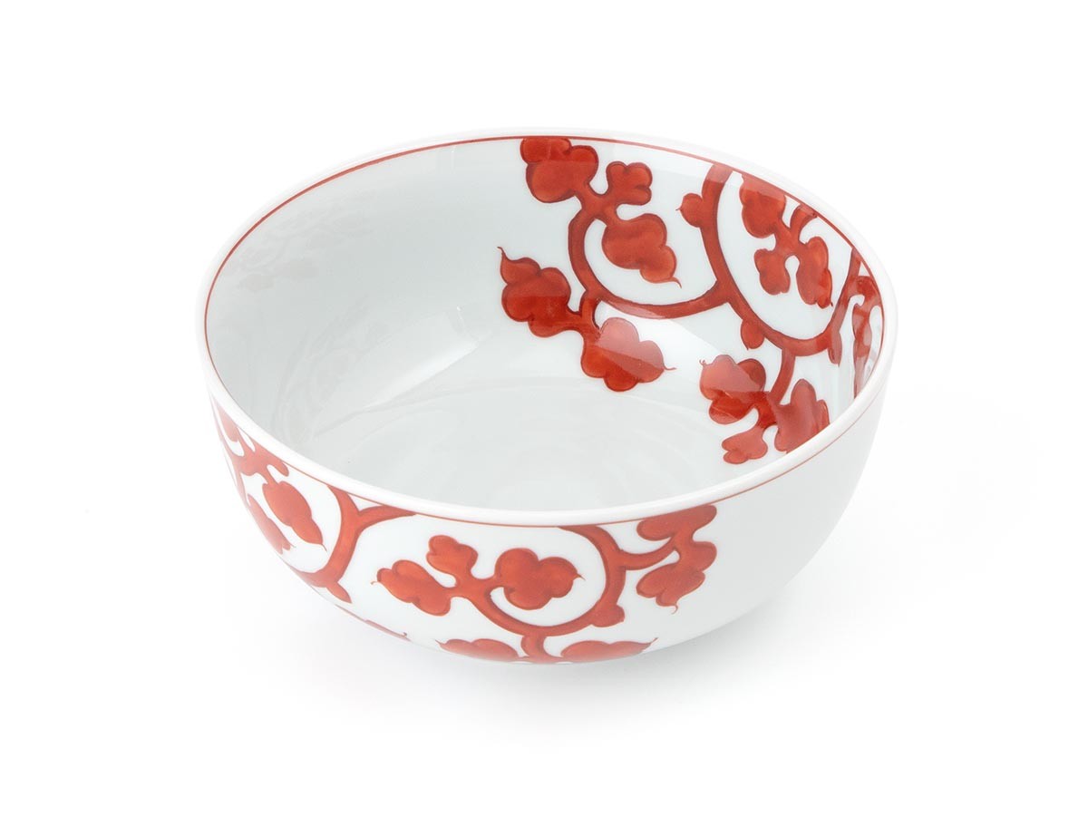 源右衛門窯 赤絵唐草文 麺鉢 / げんえもんがま 赤絵唐草文 麺鉢 （食器・テーブルウェア > お椀・ボウル） 2