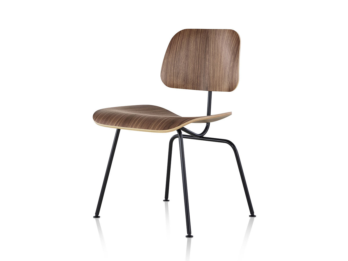 Herman Miller Eames Molded Plywood Dining Chair / ハーマンミラー イームズ プライウッド  ダイニングチェア メタルレッグ, DCM. BK / DCM. 47