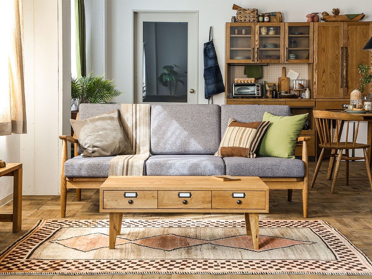 Easy Life ARNE SOFA 3P / イージーライフ アルネソファ 3人掛け フェザータイプ（ジャガード） （ソファ > 三人掛けソファ） 9