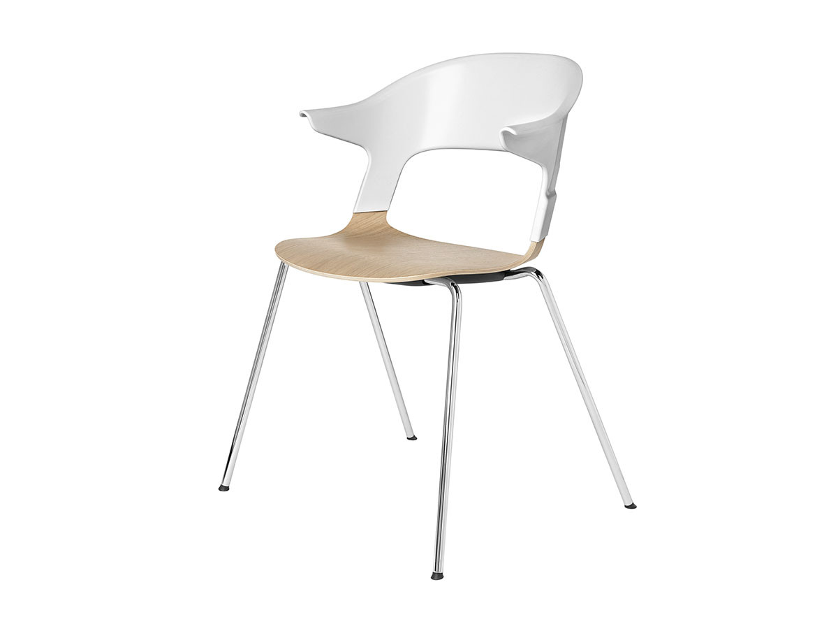 FRITZ HANSEN PAIR / フリッツ・ハンセン ペアチェア
アーム付き 4本脚 BH30 （チェア・椅子 > ダイニングチェア） 2