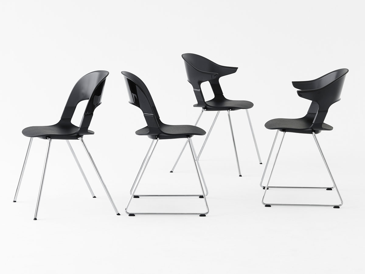 FRITZ HANSEN PAIR / フリッツ・ハンセン ペアチェア
アーム付き 4本脚 BH30 （チェア・椅子 > ダイニングチェア） 10