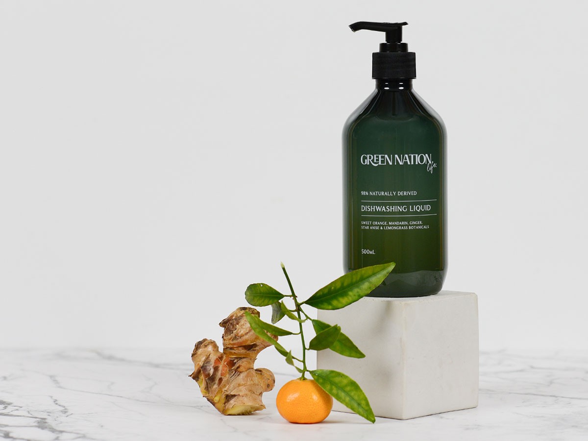GREEN NATION life Dish Washing Liquid / グリーンネイションライフ ディッシュウォッシングリキッド 500ml（スイートオレンジ & レモングラス） （インテリア雑貨 > バスルーム用品・クリーニング） 7