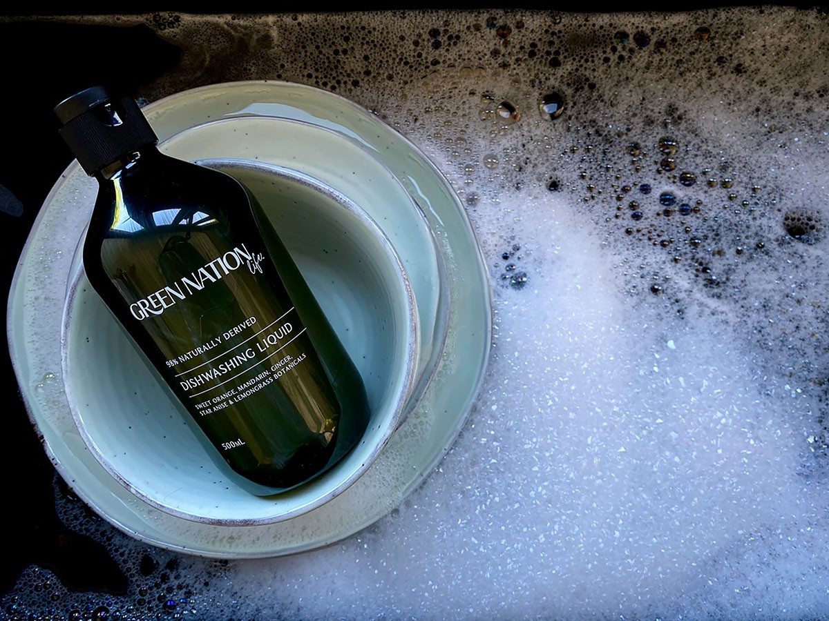 GREEN NATION life Dish Washing Liquid / グリーンネイションライフ ディッシュウォッシングリキッド 500ml（スイートオレンジ & レモングラス） （インテリア雑貨 > バスルーム用品・クリーニング） 4