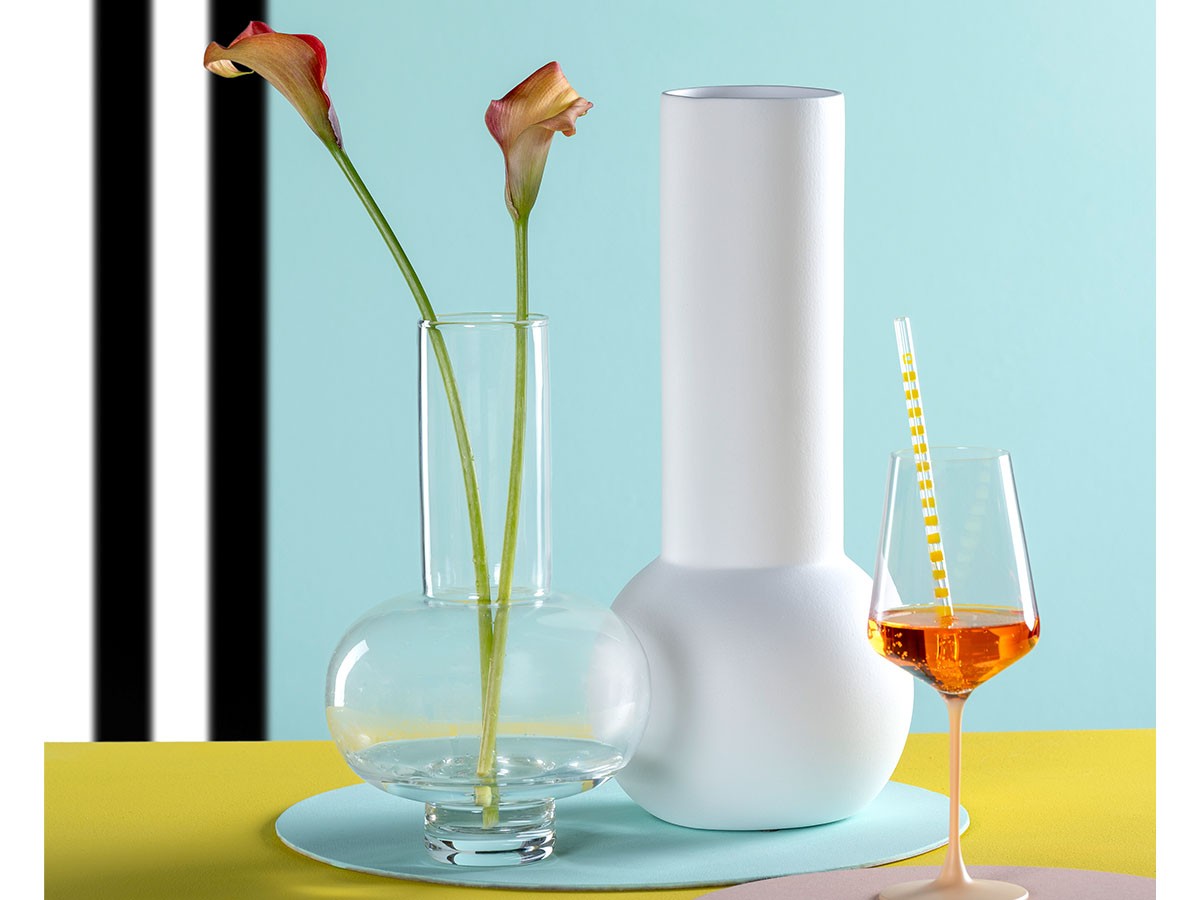 LEONARDO BRERA Ceramic Vase / レオナルド ブレラ セラミック ベース 高さ42cm （花器・プランター・グリーン > 花瓶・フラワーベース） 2