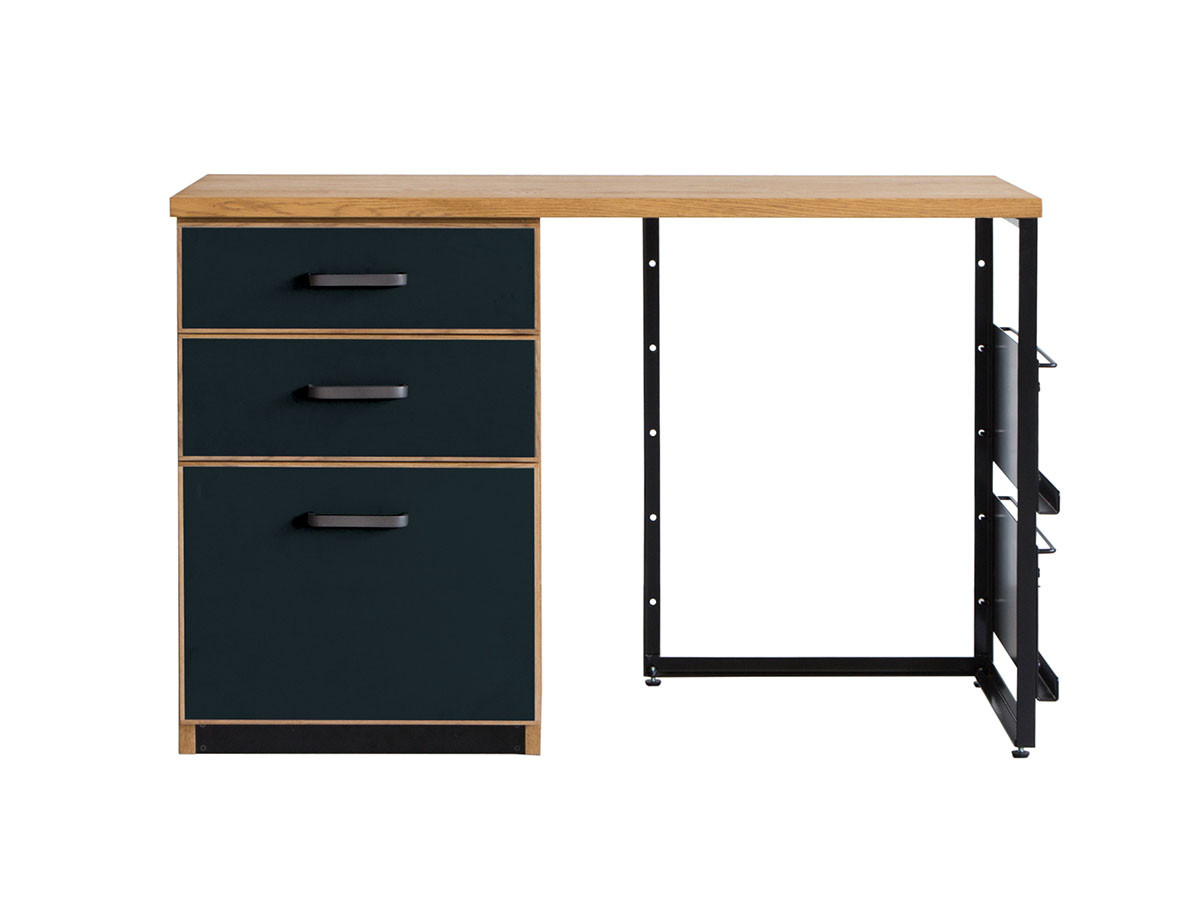 Easy Life JEAN DESK / イージーライフ ジーン デスク 幅110cm（ブラック袖） （デスク・机 > デスク・パソコンデスク・袖机） 1