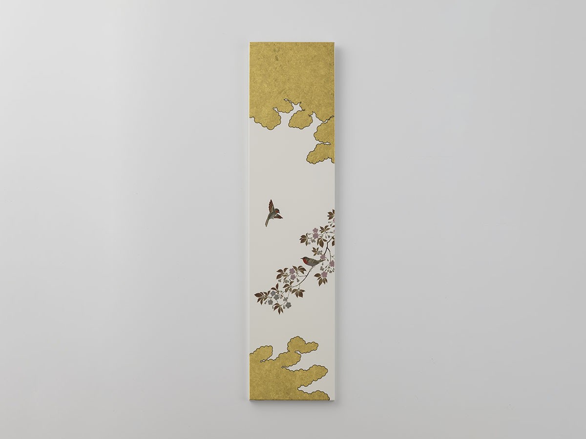箔一 花見鳥 アートパネル 白 / はくいち 花見鳥 アートパネル 白 S （アート・オブジェ > ウォールアート・アートパネル） 4