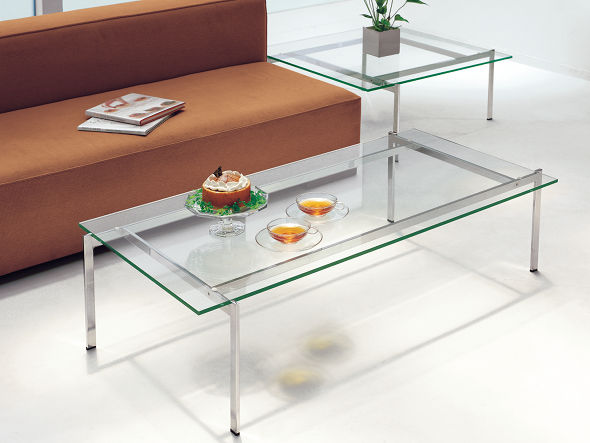 FLYMEe Noir GLASS LIVING TABLE W85 / フライミーノワール ガラス 