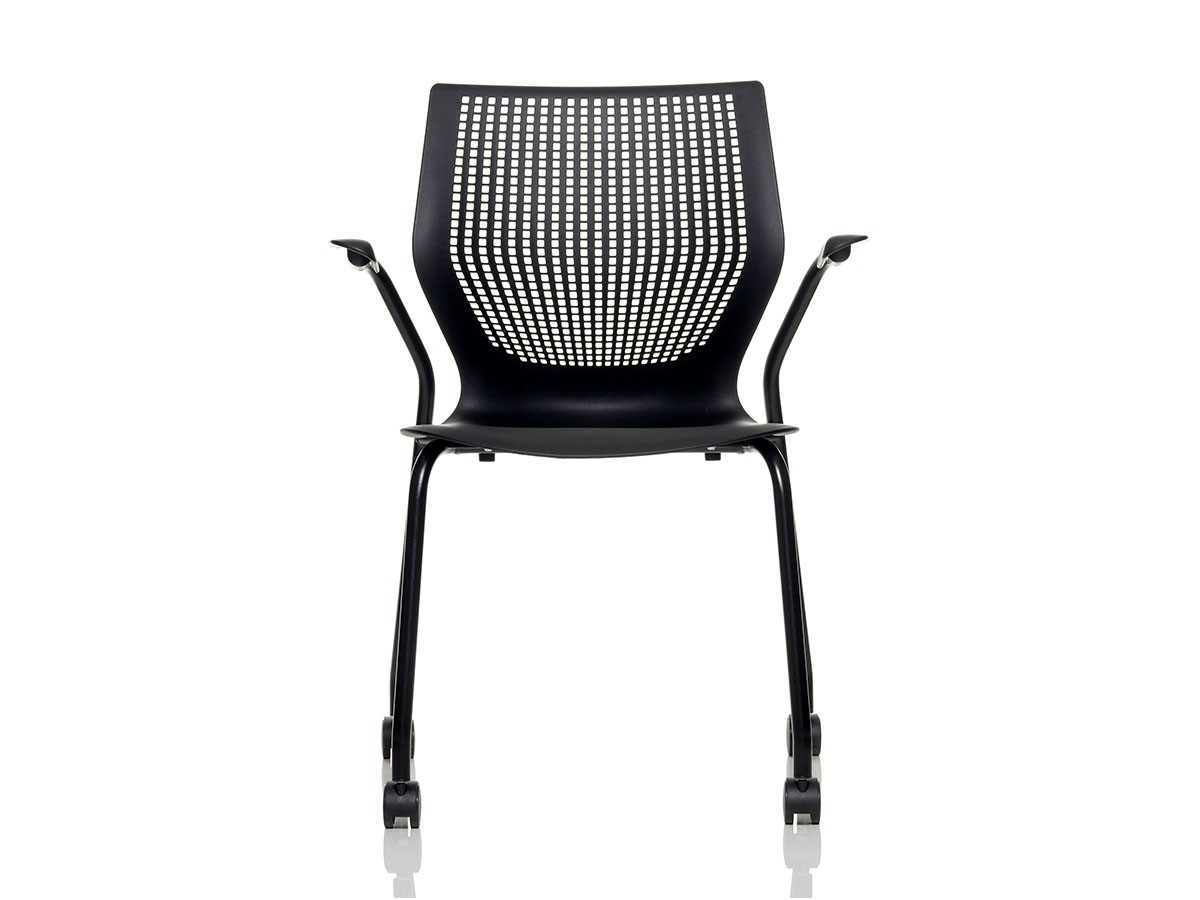 Knoll Office MultiGeneration Chair / ノルオフィス マルチジェネレーション チェア
スタッキングベース 固定肘 キャスター脚 （チェア・椅子 > オフィスチェア・デスクチェア） 48