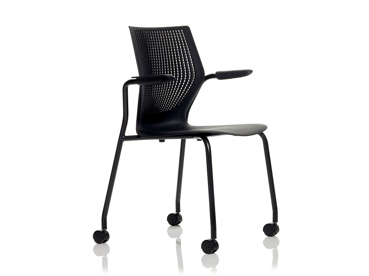 Knoll Office MultiGeneration Chair / ノルオフィス マルチジェネレーション チェア
スタッキングベース 固定肘 キャスター脚 （チェア・椅子 > オフィスチェア・デスクチェア） 5