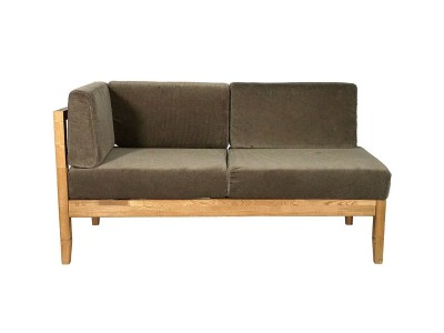 新品カバー　アデペシュ Thole LD sofa ソファ　オーク　アイアン 新品カバー アデペシュ Thole LD sofa ソファ オーク アイアン